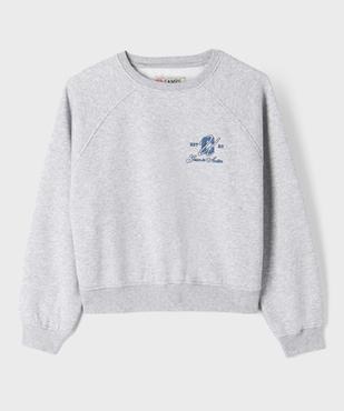 Sweat imprimé devant et dos à manches raglan fille - Camps United vue1 - CAMPS GEMO FOR GOOD - GEMO