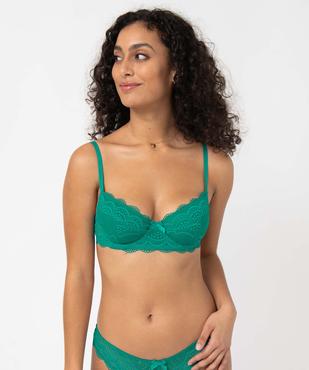 Soutien-gorge à armatures forme corbeille en dentelle vue1 - GEMO(HOMWR FEM) - GEMO