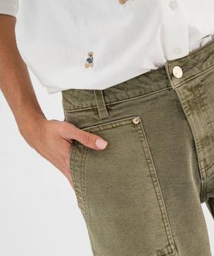 Jean Mom avec poches plaquées femme - LuluCastagnette vue3 - LULUCASTAGNETTE - GEMO