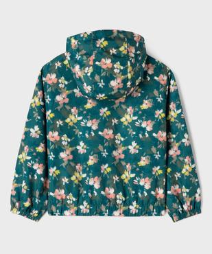 Blouson à capuche en matière déperlante fille vue7 - GEMO 4G FILLE - GEMO