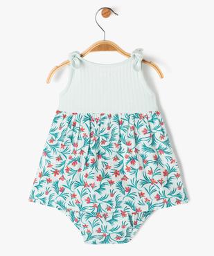 Ensemble 2 pièces bébé fille robe et culotte en coton vue6 - GEMO(BB COUCHE) - GEMO