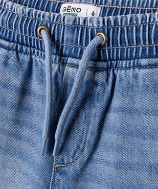 Bermuda en jean coupe Cargo Regular garçon vue2 - GEMO (ENFANT) - GEMO
