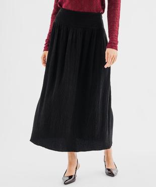 Jupe longue smockée femme vue1 - GEMO(FEMME PAP) - GEMO