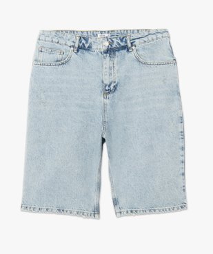 Bermuda en jean pour homme effet patiné vue4 - GEMO (HOMME) - GEMO