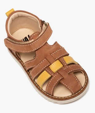 Sandales bébé garçon en cuir à bout fermé – NA! vue5 - NA! - GEMO