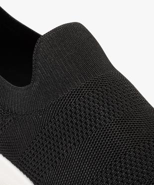 Baskets homme style chaussettes en maille unie vue6 - GEMO (SPORTSWR) - GEMO
