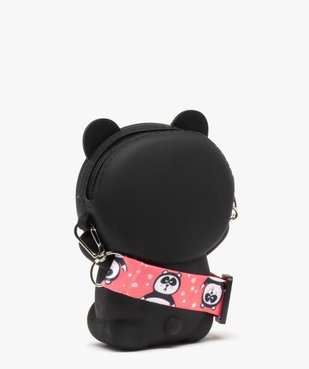 Pochette fille forme panda avec cordon satiné amovible vue2 - GEMO (ENFANT) - GEMO