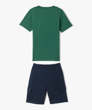 Pyjashort à poches cargo garçon - Camps United vue4 - CAMPS - GEMO