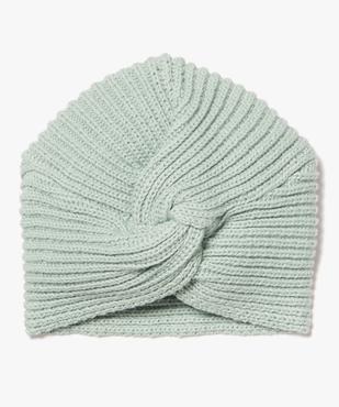 Bonnet bébé fille en maille torsadée vue1 - GEMO(BB COUCHE) - GEMO