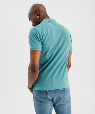 Polo à manches courtes en maille piquée homme vue4 - GEMO 4G HOMME - GEMO