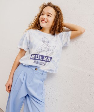 Tee-shirt ample et court avec motif manga fille - Dragon Ball Z vue1 - DRAGON BALL Z - GEMO