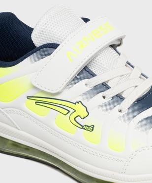 Baskets à scratch avec tige colorée garçon - Airness vue6 - AIRNESS - GEMO