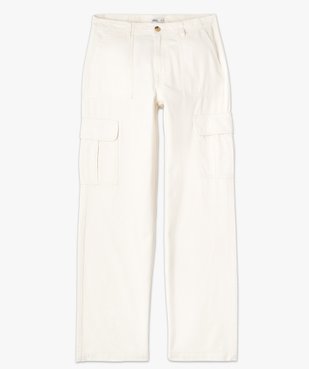 Pantalon cargo multi poches femme vue4 - GEMO 4G FEMME - GEMO