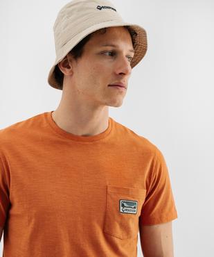 Tee-shirt manches courtes en jersey de coton flammé homme - Roadsign vue2 - ROADSIGN GEMO FOR GOOD D - GEMO