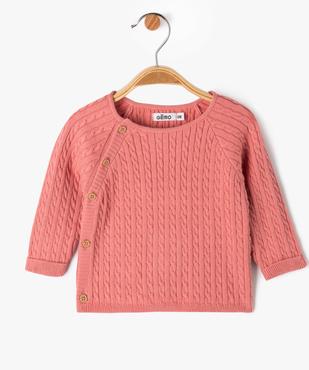 Gilet brassière avec fermeture latérale bébé vue1 - GEMO(BB COUCHE) - GEMO