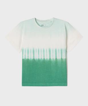 Tee-shirt manches courtes bicolore garçon vue2 - GEMO (ENFANT) - GEMO