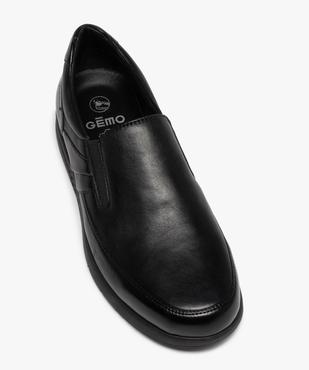Mocassins homme confort dessus cuir uni vue5 - GEMO (CONFORT) - GEMO