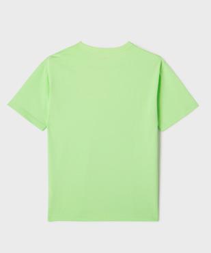 Tee-shirt manches courtes avec logo skateboard garçon vue4 - GEMO (JUNIOR) - GEMO