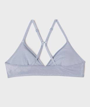 Soutien-gorge pailleté dos nageur avec mousse amovibles fille vue3 - GEMO (JUNIOR) - GEMO