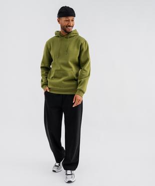 Sweat à capuche en molleton doux homme vue4 - GEMO 4G HOMME - GEMO