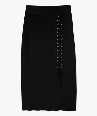 Jupe femme longue en maille - Gémo x Lalaa Misaki vue4 - GEMO (G TAILLE) - GEMO