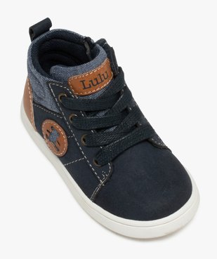 Baskets bébé garçon denim zippées - LuluCastagnette vue5 - LULU CASTAGNETT - GEMO