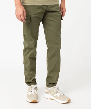 Pantalon cargo coupe Straight homme vue1 - GEMO 4G HOMME - GEMO