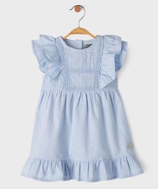 Robe de cérémonie à volants bébé fille - LuluCastagnette vue1 - LULUCASTAGNETTE - GEMO