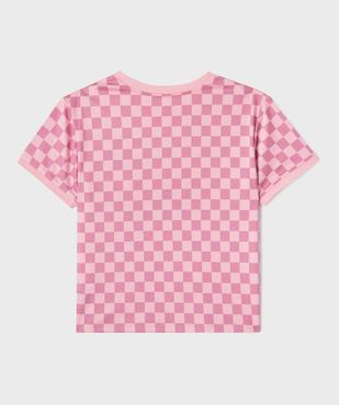Tee-shirt de sport à manches courtes fille vue3 - GEMO (JUNIOR) - GEMO