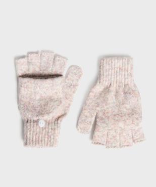 Gants 2-en-1 moufles/mitaines fille vue1 - GEMO (ENFANT) - GEMO