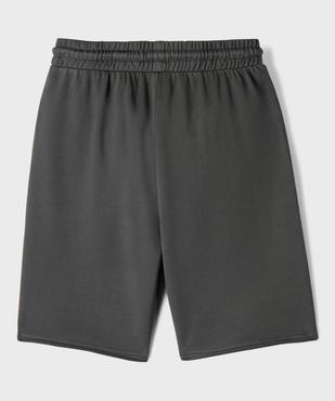 Bermuda en maille French Terry coupe ample garçon vue4 - GEMO 4G GARCON - GEMO