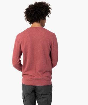 Pull homme en maille texturée vue3 - GEMO (HOMME) - GEMO