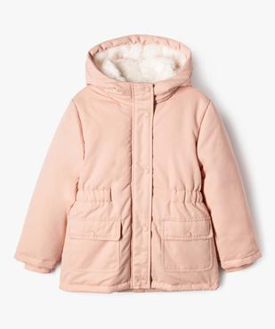 Parka 3 en 1 avec doublure en maille peluche fille vue2 - GEMO 4G FILLE - GEMO