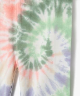 Legging court imprimé à taille élastiquée fille vue2 - GEMO 4G FILLE - GEMO