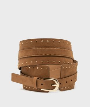 Ceinture large cloutée femme vue1 - GEMO (ACCESS) - GEMO