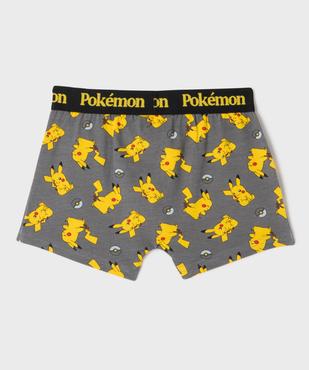 Boxers en coton stretch motif Pikachu garçon (lot de 3) - Pokemon vue3 - POKEMON - GEMO