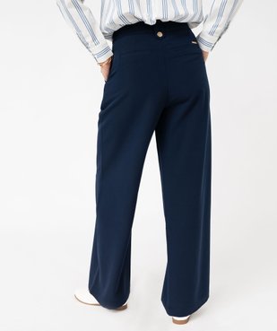 Pantalon en toile coupe large femme - LuluCastagnette vue3 - LULU CASTAGNETT - GEMO
