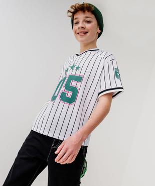 Tee-shirt de sport imprimé fille vue7 - GEMO (JUNIOR) - GEMO
