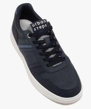 Baskets basses multimatières à semelle épaisse homme vue6 - URBAN STEPS - GEMO