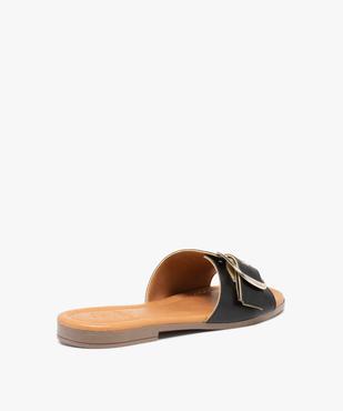 Mules femme à talon plat et bride à boucle ajustable vue4 - GEMO (CASUAL) - GEMO
