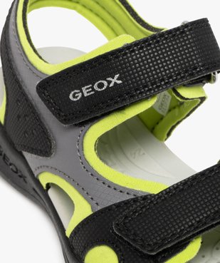 Sandales sport garçon à double scratch - Geox vue6 - GEOX - GEMO