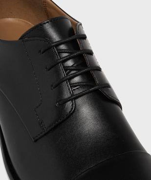 Derby à bout droit dessus cuir homme - Pierre Cardin vue6 - PIERRE CARDIN D - GEMO