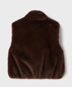 Veste sans manches en fourrure imitation fille vue5 - GEMO (ENFANT) - GEMO
