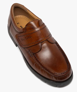 Chaussures bateau homme confort dessus cuir uni vue12 - PIERRE CARDIN CONFORT - GEMO