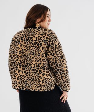 Veste courte réversible imprimée femme grande taille vue3 - GEMO 4G GT - GEMO