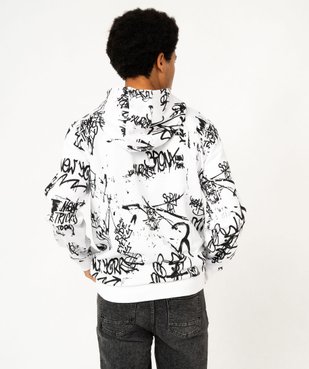 Sweat à capuche imprimé homme vue3 - GEMO (HOMME) - GEMO