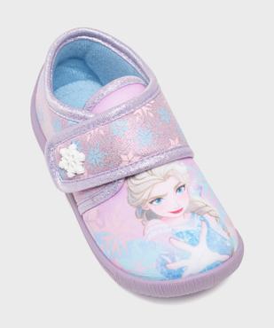 Chaussons à scratch imprimé fille - La Reine des Neiges vue5 - REINE DES NEIGE - GEMO