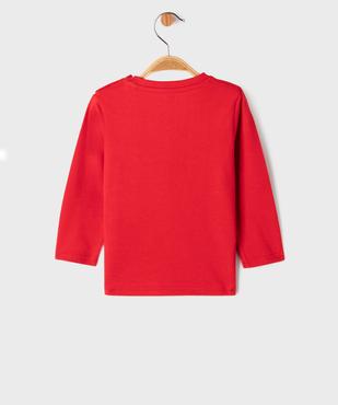 Tee-shirt manches longues avec motif basket bébé garçon vue3 - GEMO 4G BEBE - GEMO