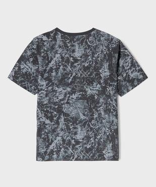 Tee-shirt manches courtes imprimé coupe oversize garçon vue3 - GEMO 4G GARCON - GEMO
