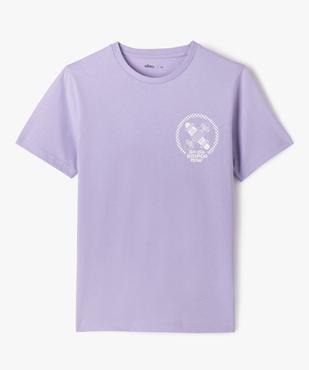 Tee-shirt manches courtes avec inscription garçon vue1 - GEMO 4G GARCON - GEMO